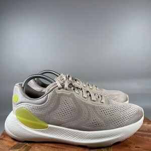lululemon Beyondfeel Run Womens 9.5 Bone Mauve Grey Lichen Running Shoes LW9FOCS